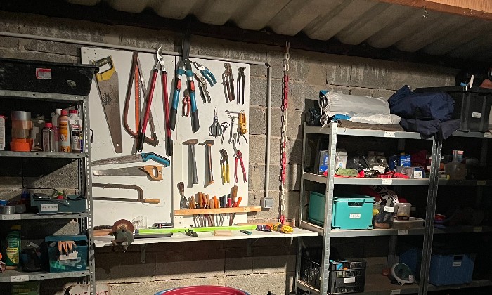 Puzzle garage bien rangé