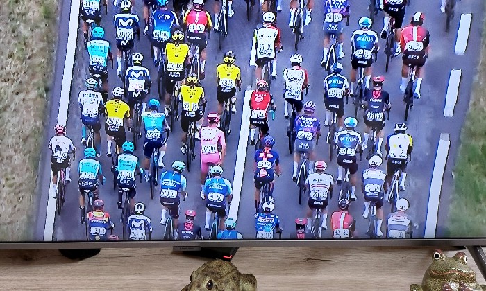 Puzzle Course cycliste à la télé - Divers - Absolu Puzzle