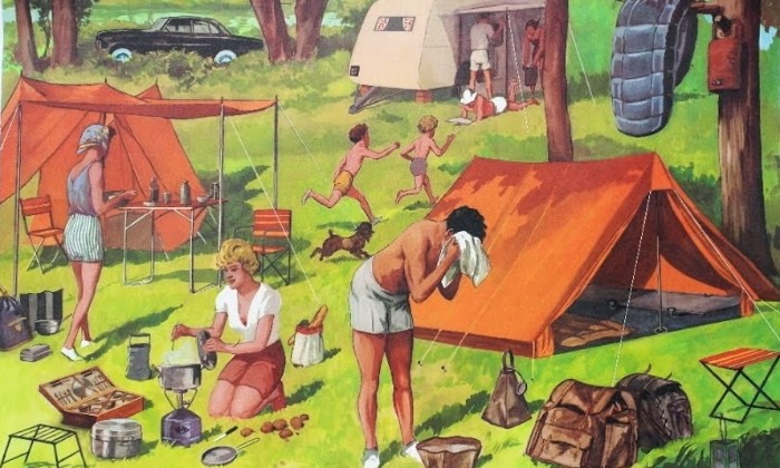 Puzzle Affiche scolaire  Le camping - Divers - Absolu Puzzle