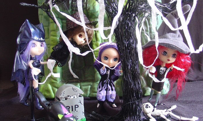 Cliquez pour agrandir la photo Puzzle Halloween les sorciĂšres - Divers - Absolu Puzzle