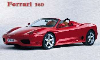 36 | Ferrari 360 - Superbe Ferrari 360 rouge, je vous l'offre... en puzzle !!