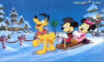 76 | Disney - Pluto, Mickey et Minnie aux sports d hiver