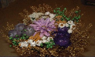 puzzle Bouquet, Fleurs séchées