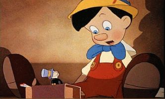 puzzle Pinocchio, Pinocchio ne peut échapper à Jiminy Cricket