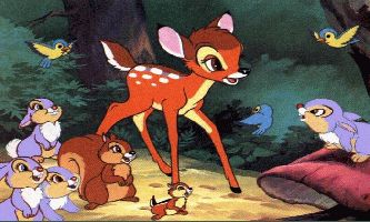 puzzle Bambi, Bambi et les hôtes de la forêt