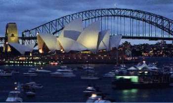 248 | Opéra Sydney - L' opéra de Sydney vu de nuit