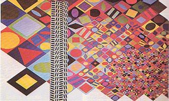 puzzle VASARELY, Vasarely, peintre Français/Hongrois, 1908-1997