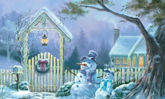 puzzle L'hiver, Une vision bien symbolique de la saison hivernale !