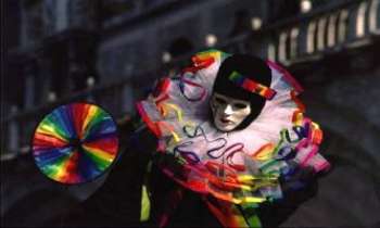 671 | Carnaval - Venise - Un Arlequin multicolore dans la nuit Vénitienne...