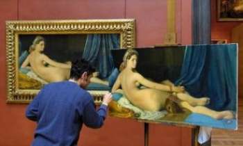 735 | Copiste - Louvre - Ingres, copié avec talent au Musée du Louvre !