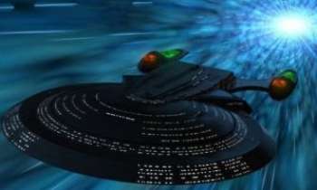 776 | Enterprise-Startrek - Le fer de lance de starfleet le vaisseau spatial de classe galaxie qui vole en vitesse de distorsion