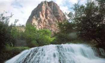 785 | Roaring Springs - Depuis Bright Angel Point, 1000m de la rive, on entend distinctement leur tumulte ! (Grand Canyon))