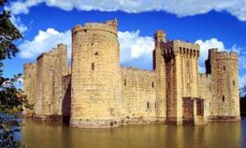 845 | Bodiam - château - Dans le Sussex, en Angleterre - ce château médiéval du XIVème siècle est un des plus visités...