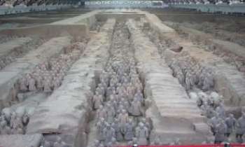 1091 | Soldats chinois - Statues des soldats de l'armée de terre à Xian en Chine.