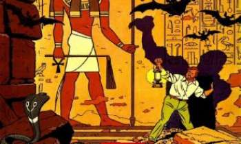1173 | Mortimer - Edgar P. Jacobs fût très inspiré en 1950 pour "Le Mystère de La Grande Pyramide" : on y a effectivement découvert en 1954, une barque solaire en relation avec le culte d'Aton instauré par le pharaon Akhénaton , période où se situe l'histoire de cet album.