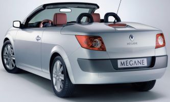 puzzle Renault Mégane coupé, Cette Mégane coupé cabriolet possède un toit en dur qui se déplie électriquement, quel confort !