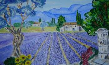 1206 | Lavande en Provence - Van Gogh ne cesse pas d'inspirer les artistes d'aujourd'hui...