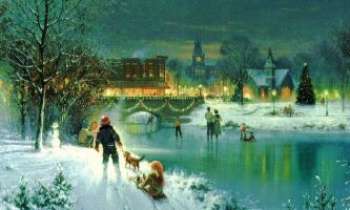 1213 | Noël sur glace - Je souhaite à tous les joueurs et joueuses d'Absolu-puzzle.com, un Joyeux Noël 2005. Passez d'excellentes fêtes. Comme on aimerait se joindre à eux en cette période de l'année !