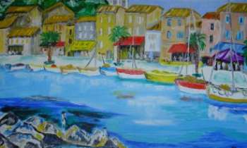1313 | Petit port - Un joli port de pêche, aux couleurs étincelantes. 