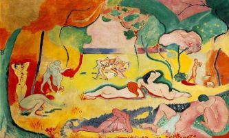puzzle Le Bonheur de Vivre, Ce tableau peint par Henri Matisse en 1905 est une véritable ode à la nature, à la danse et à la musique. 