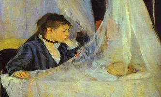 puzzle Le Berceau, Berthe Morissot, un des Maîtres de l'impressionnisme. Amie et belle-soeur d'Edouard Manet.