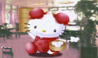 puzzle Hello Kitty, La japonaise Yamagushi Yuko est la créatrice de Hello Kitty, animé de Sanrioworld. De nombreux gadgets, cartes postales, créés à partir de ce personnage.
