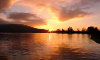 1564 | Lac d'Annecy - Coucher de soleil sur le lac d'Annecy. 