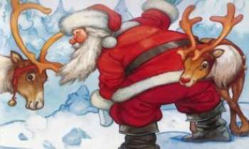 1619 | Noël, bientôt... - OUI, OUI, ne soyez pas si impatients. Il faut encore charger le traineau, tellement de cadeaux cette année !!...aidez-moi plutôt à ne pas en oublier !