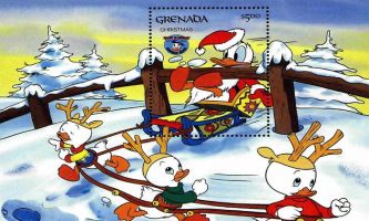 puzzle Un Noël de choc, Un Noël dépaysant. Notre ami Donald en reçoit le choc des cultures, avec l'aide de ses chenapans de neveux !!...il y aura du retard pour les cadeaux.