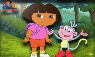 puzzle Dora Exploratrice, Dora l'Exploratrice, un animé pour la télévision, aussi en DVD - Coloriages aussi pour les petits. Dora ici avec Boots, entreprend de nombreuses actions, généralement ses bonnes intentions sont suivies de succès.