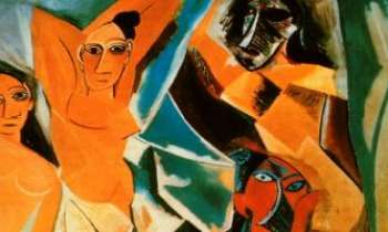 2017 | Picasso - Un détail des très fameuses "Demoiselles d'Avignon" du non moins fameux peintre "Picasso".
