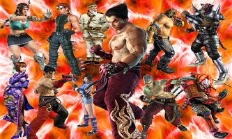 puzzle Tekken Characters, Jeu video pour Playstation, les nombreux caractères permettent aux joueurs d'endosser à volonté les différents rôles dans lesquels ils se voient tour à tour.
