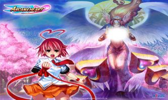 puzzle Arcana Heart, Arcana Heart, un jeu video 2D pour Play Station. Un choix de très plaisants caractères féminins. Endosser l'un d'eux vous attribue ses pouvoirs. Des batailles imaginatives et surprenantes en perspective.