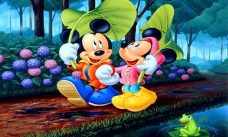 puzzle Mickey & Minnie, Une balade romantique pour nos deux célèbres amoureux !