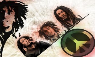 puzzle The Legend, Une légende certes, celle de Bob Marley, aussi un de ses titres d'albums - Tuff Gong de son surnom, dû à sont extraodinaire résistance physique - Les dreadlocks de sa coiffure en on fait aussi une des plus photogénique figures.