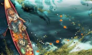 2465 | Rève de sirène - Se balader dans son kayak privé parmi les hôtes des fonds marins, rêve de voyage d'un 20 000 lieues sous les mers d'une sirène des temps modernes.