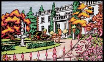 2506 | La grille du château - Les grandes années des propriétés privées de la grande bourgeoisie, dotées de grands parcs inspirés par les voyages souvent. Aujourd'hui, la plupart sont devenues des hôtels de luxe.