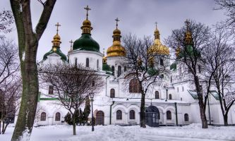 puzzle Sainte-Sophie - Kiev, Cette cathédrale a subi bien des avatars au cours des siècles. Aujourd'hui considérée comme la septième merveille de l'Ukraine, elle est désormais inscrite au patrimoine mondial.