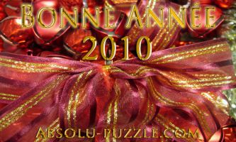 puzzle Bonne Année 2010, Absolu-puzzle.com vous souhaite à toutes et tous une bonne et heureuse année. 