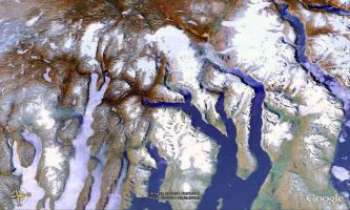 2814 | Sibérie - Terre de glace, mais de rivières aussi. Cet endroit mystérieux de la planète n'a pas de secret pour le satellite de Google.