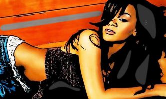 puzzle Rihanna, La chanteuse Rihanna est née à La Barbade. Une carrière fulgurante. Une des plus suivie sur You-Tube, Twitter, etc...Tout lui réussi, connue mondialement, elle ne cesse de se classer aux hits-parade. Même un single d'elle, s'y trouve, avec un chiffre de vente rarement atteint, pour un seul titre.  