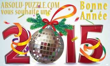 3474 | Bonne Année 2015 - Absolu-Puzzle.com souhaite à tous les fans de puzzles une excellente année 2015 !