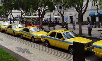 3673 | File de taxis à Madère  - 