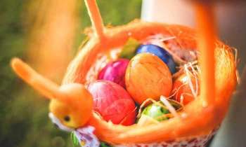 4088 | Panier d'oeufs de Pâques - Joyeuses fêtes de Pâques !