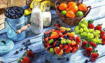 5134 | Peinture salade de fruits - 