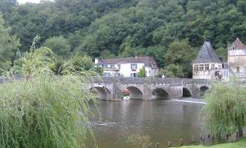 Puzzle Brantôme - catégorie Paysages & Fleurs, puzzle gratuit en ligne