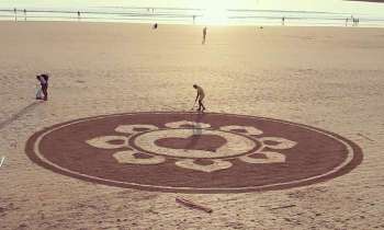 Puzzle 14933 - Dessin sur la plage