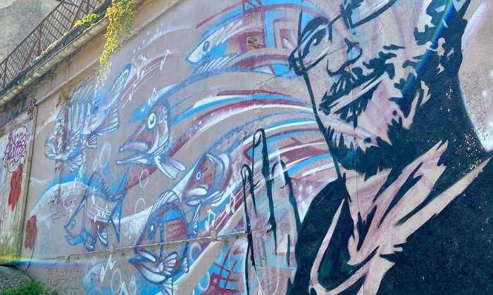 puzzle street art, street art sur les murs de Mont de Marsan