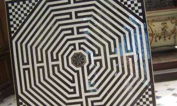 5529 | Labyrinthe - Maquette du labyrinthe de la cathédrale d'Amiens (Somme)