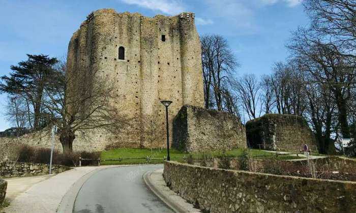 puzzle Château de Pouzauges, Le château de Pouzauges qui se situe sur les hauteurs de la Ville.